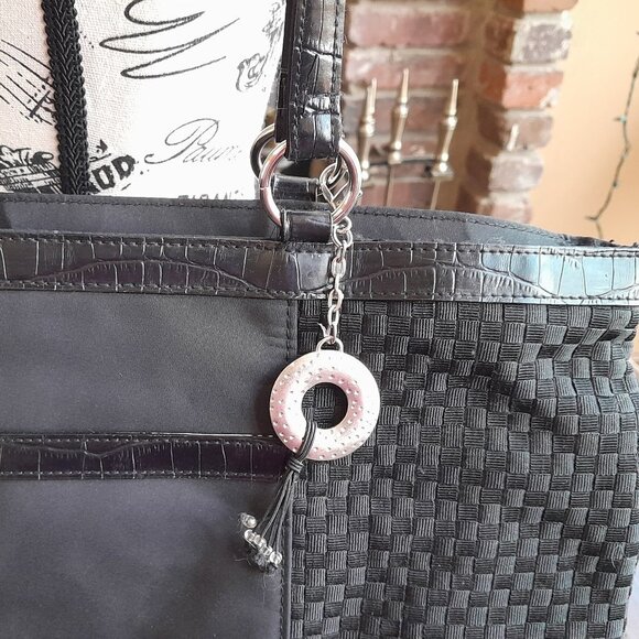 Coldwater Creek Black with silver accents Shoulder Bag - Picture 5 of 10